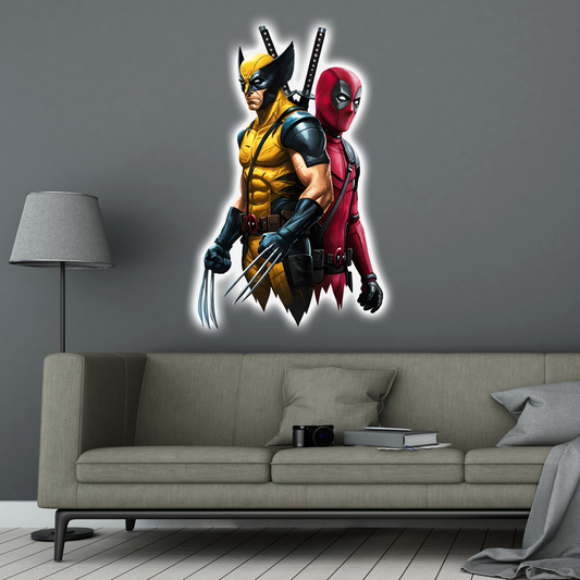 Luminous poster - Deadpool - Wolwerine