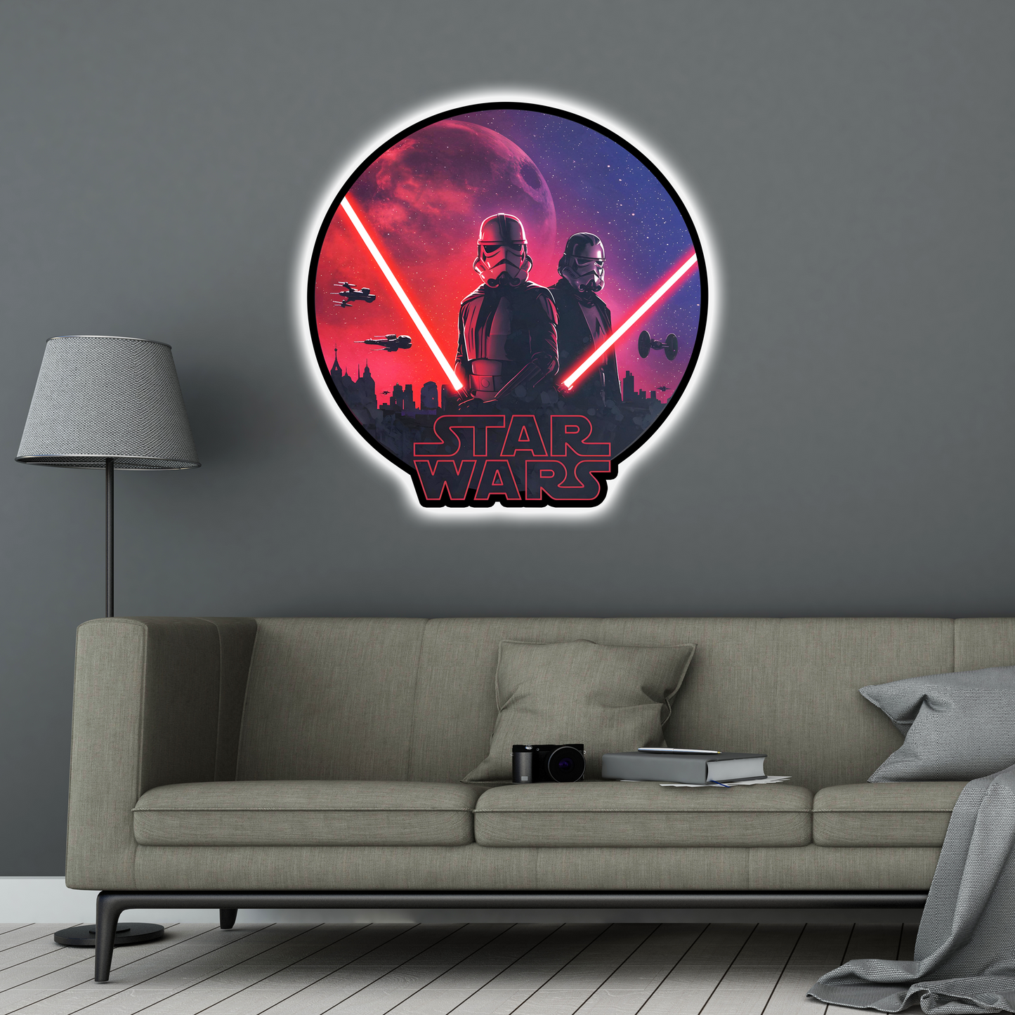 Luminous poster - Star Wars - The Force and the Darkness