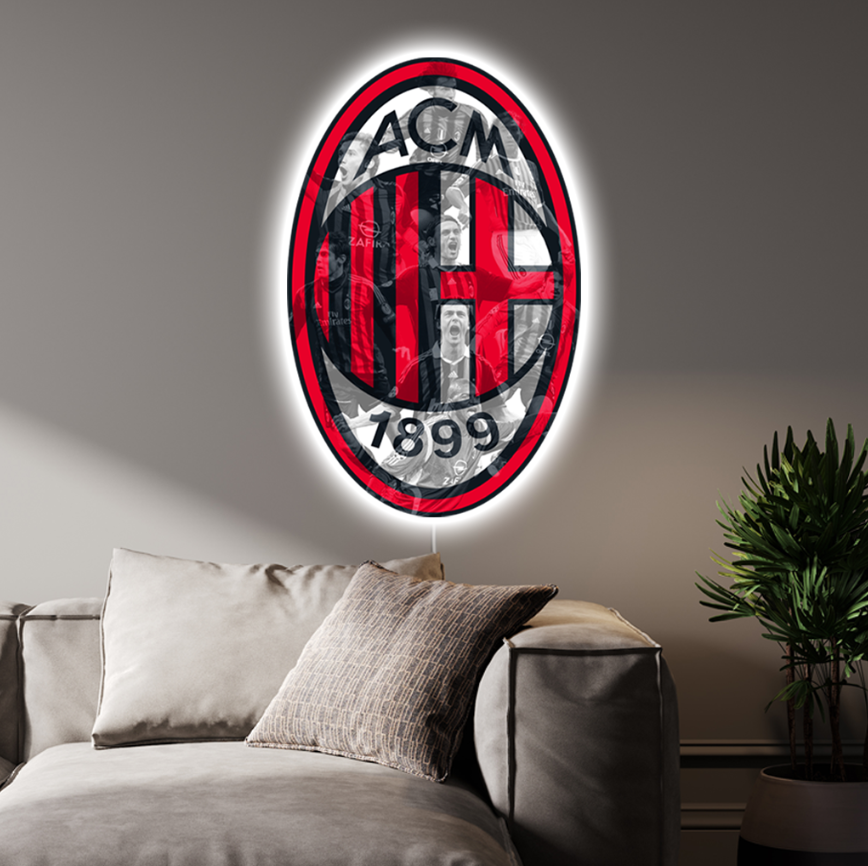 Luminous poster - AC Milan