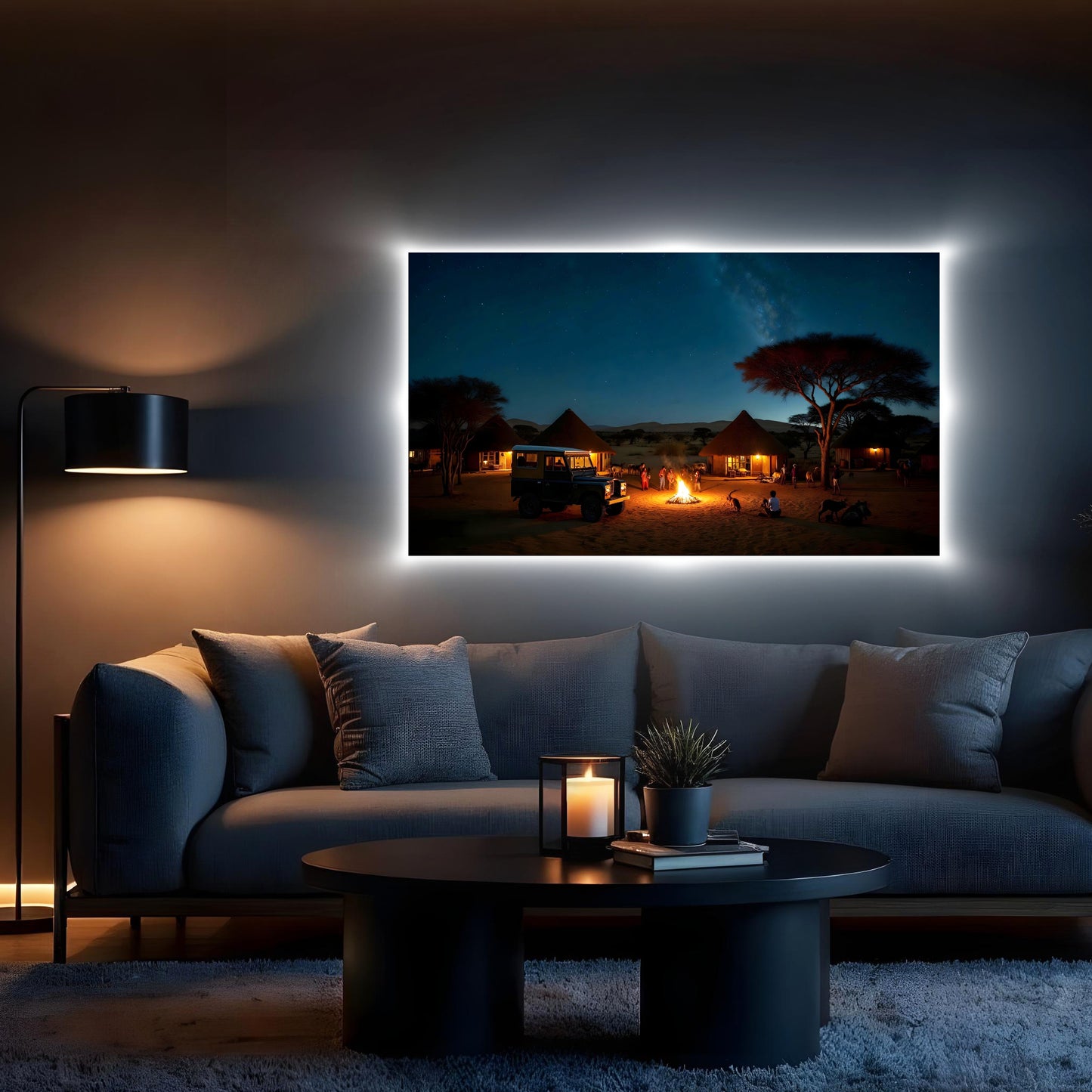 Luminous poster Africa 1960´s