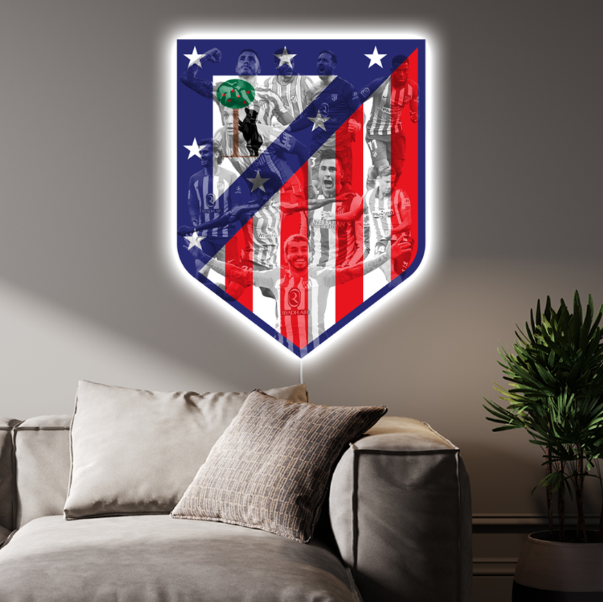 Luminous poster - Atlético Madrid