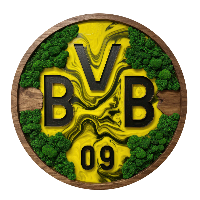 Luminous poster - Borussia Dortmund - Moss