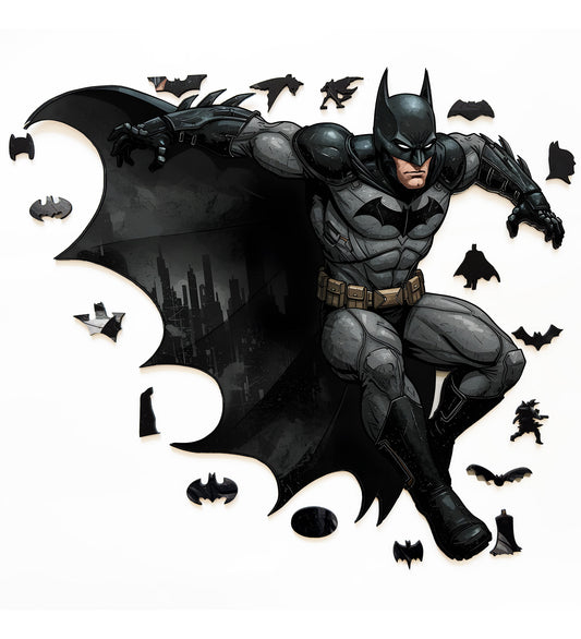 Wooden Puzzle - Bat Action