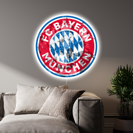 Luminous poster Bayern Munich