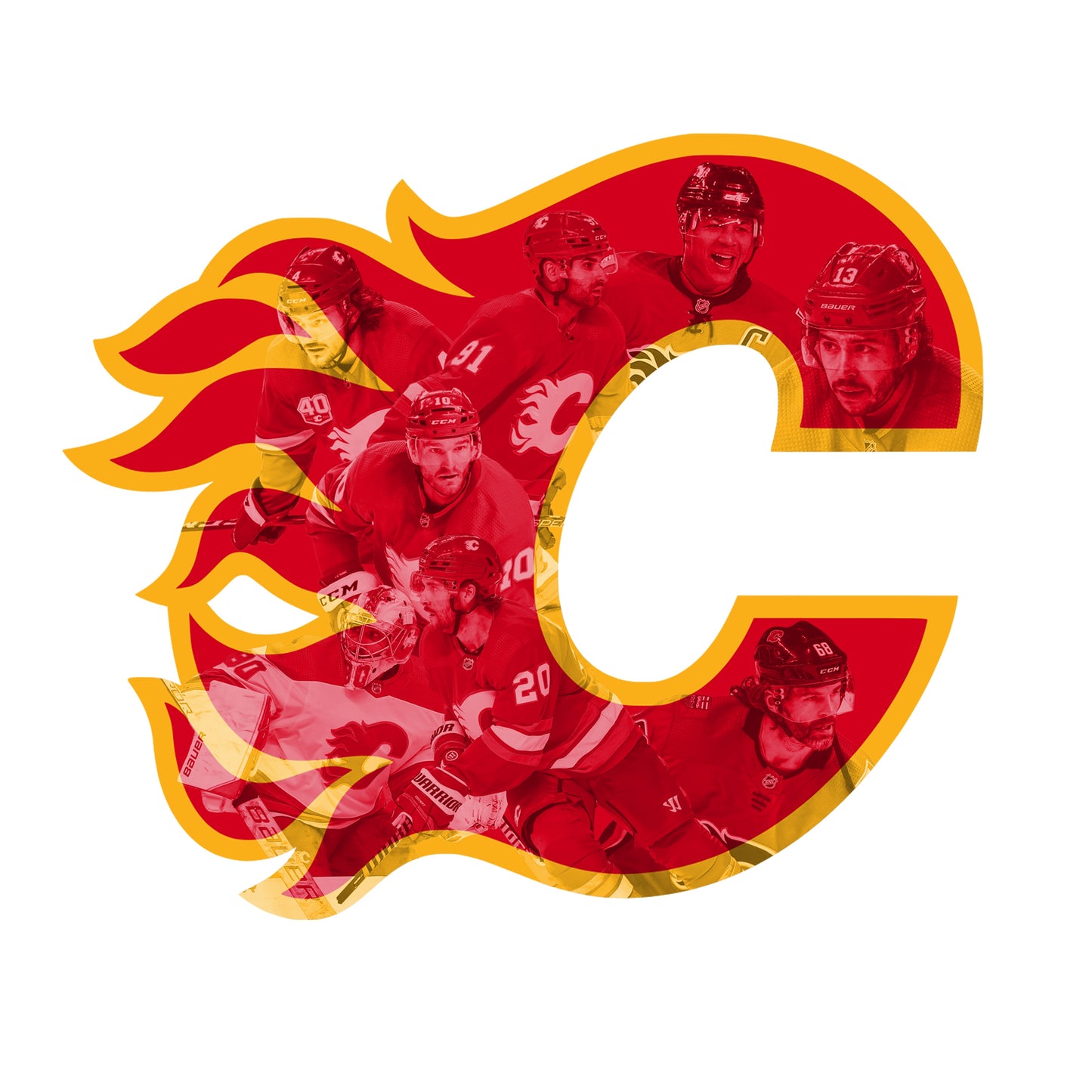 Luminous poster Calgary Flames