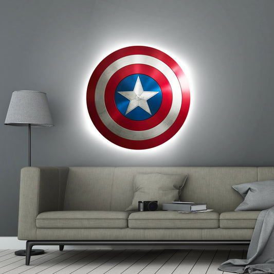 Luminous poster Captain America Shield