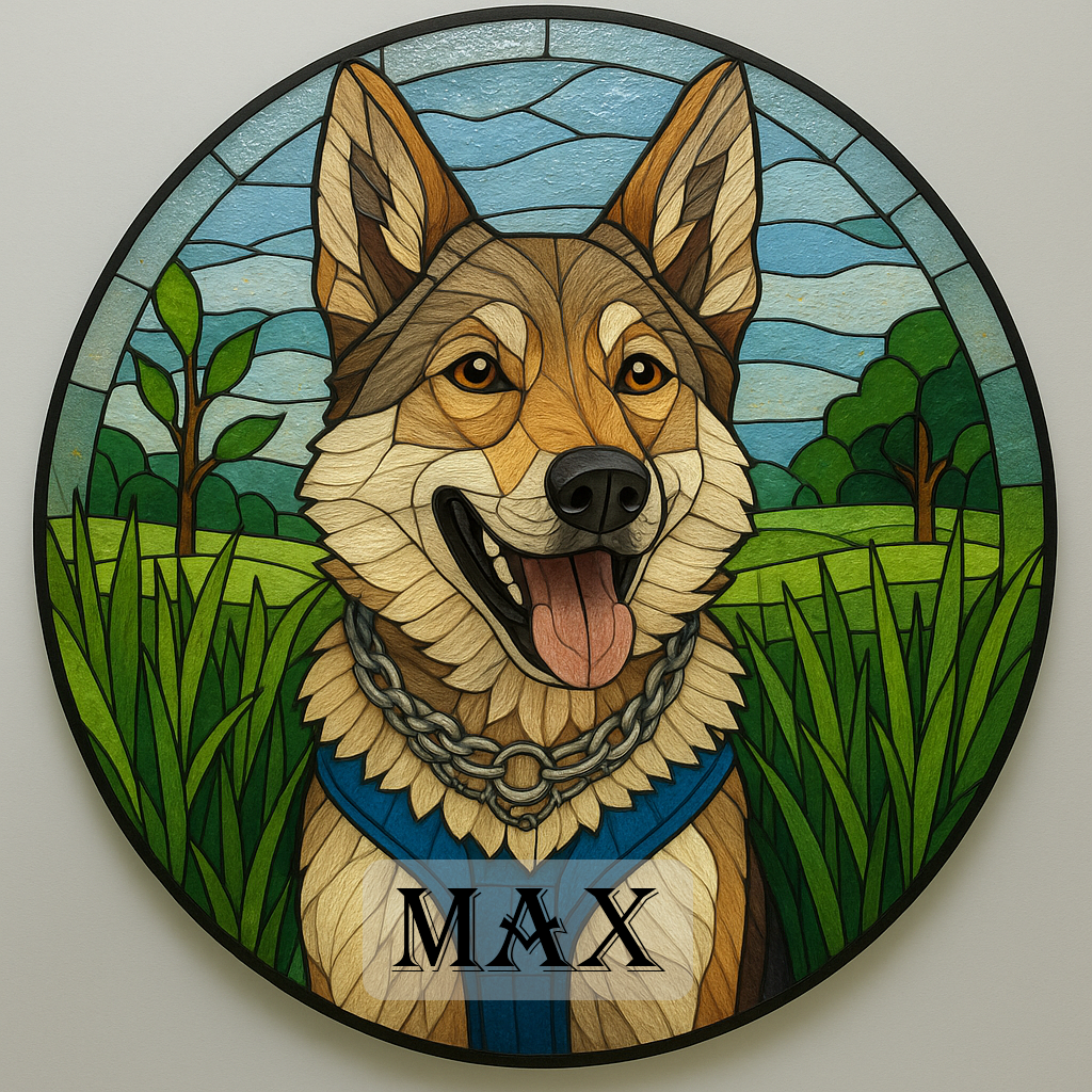 Pet personalized LED wall decor - polyglass poster