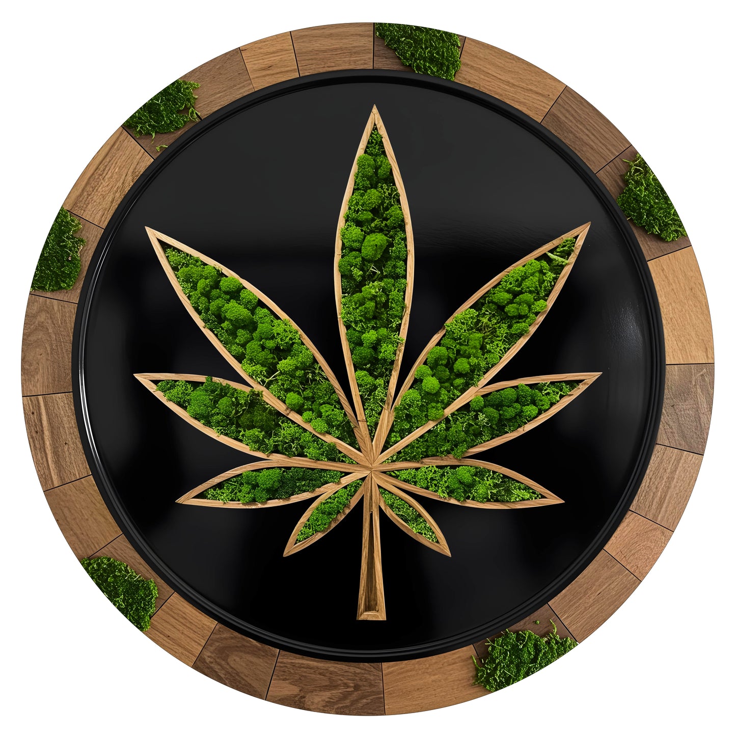 Luminous poster Hemp Flower