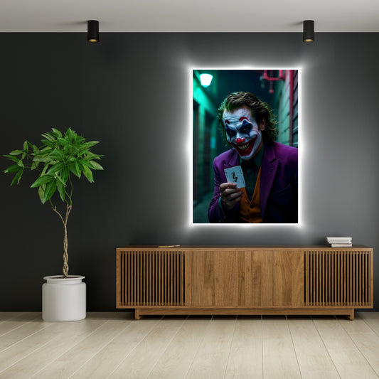 Luminous poster Joker