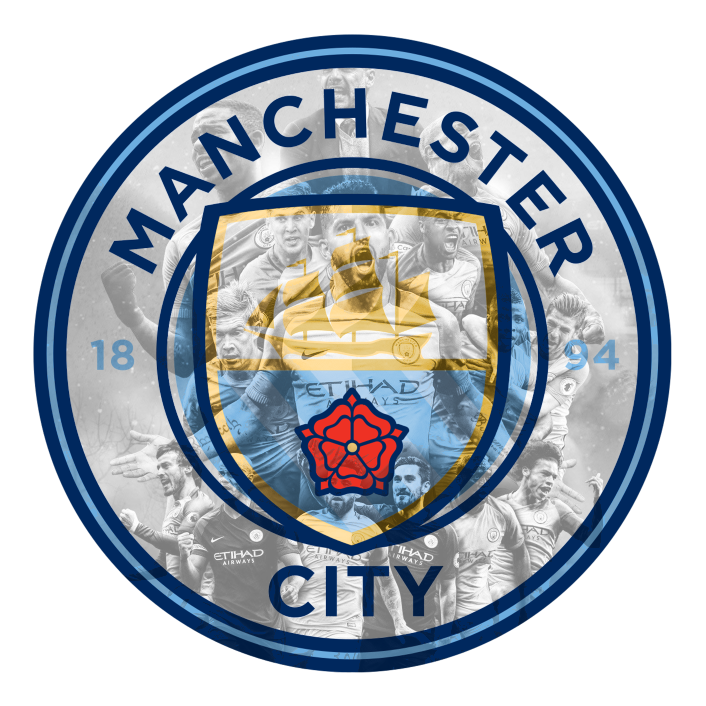 Luminous poster - Manchester City - Legends