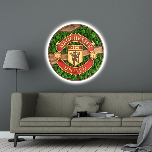 Luminous poster - Moss poster - Manchester United