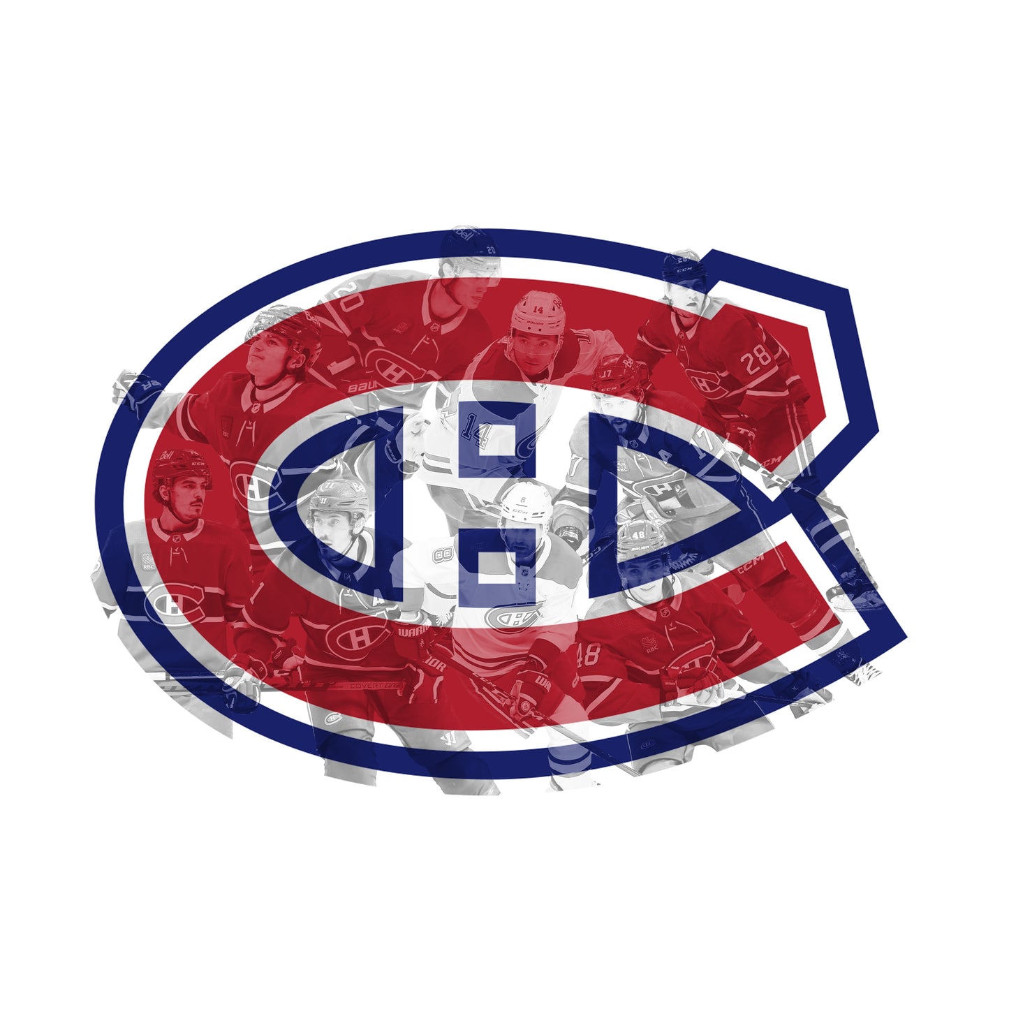 Luminous poster Montreal Canadiens