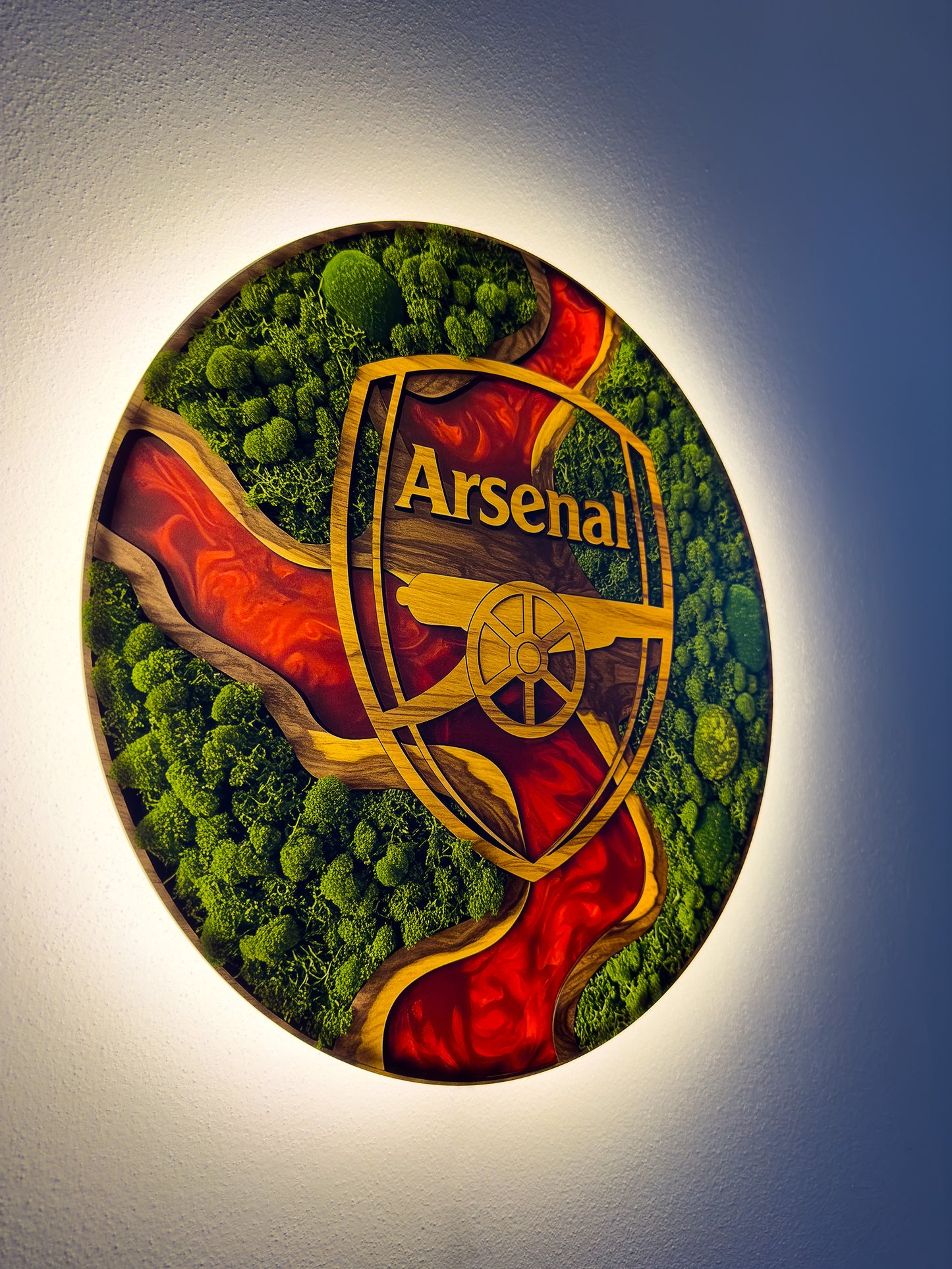 Luminous  Moss poster Arsenal - Moss