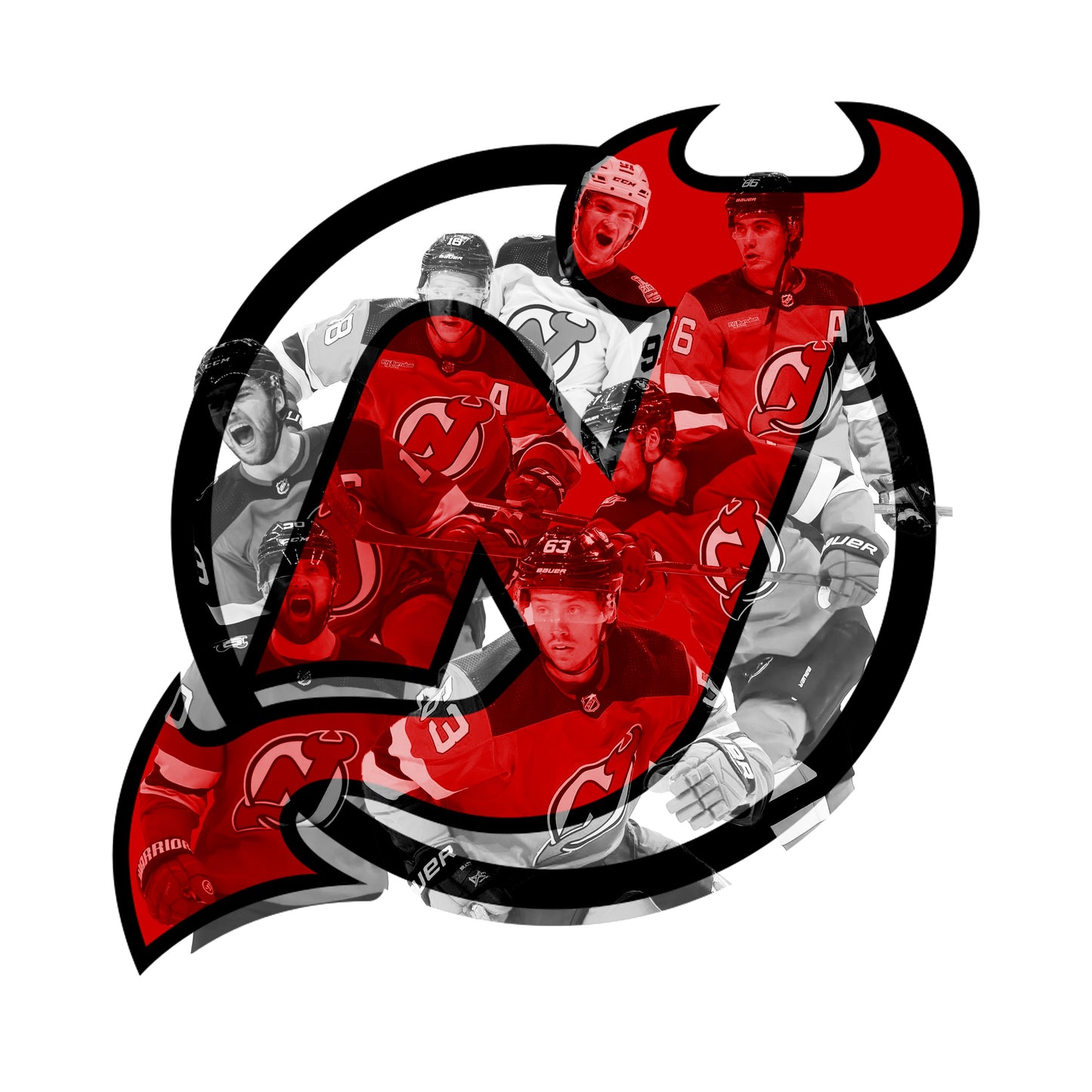 Luminous poster New Jersey Devils