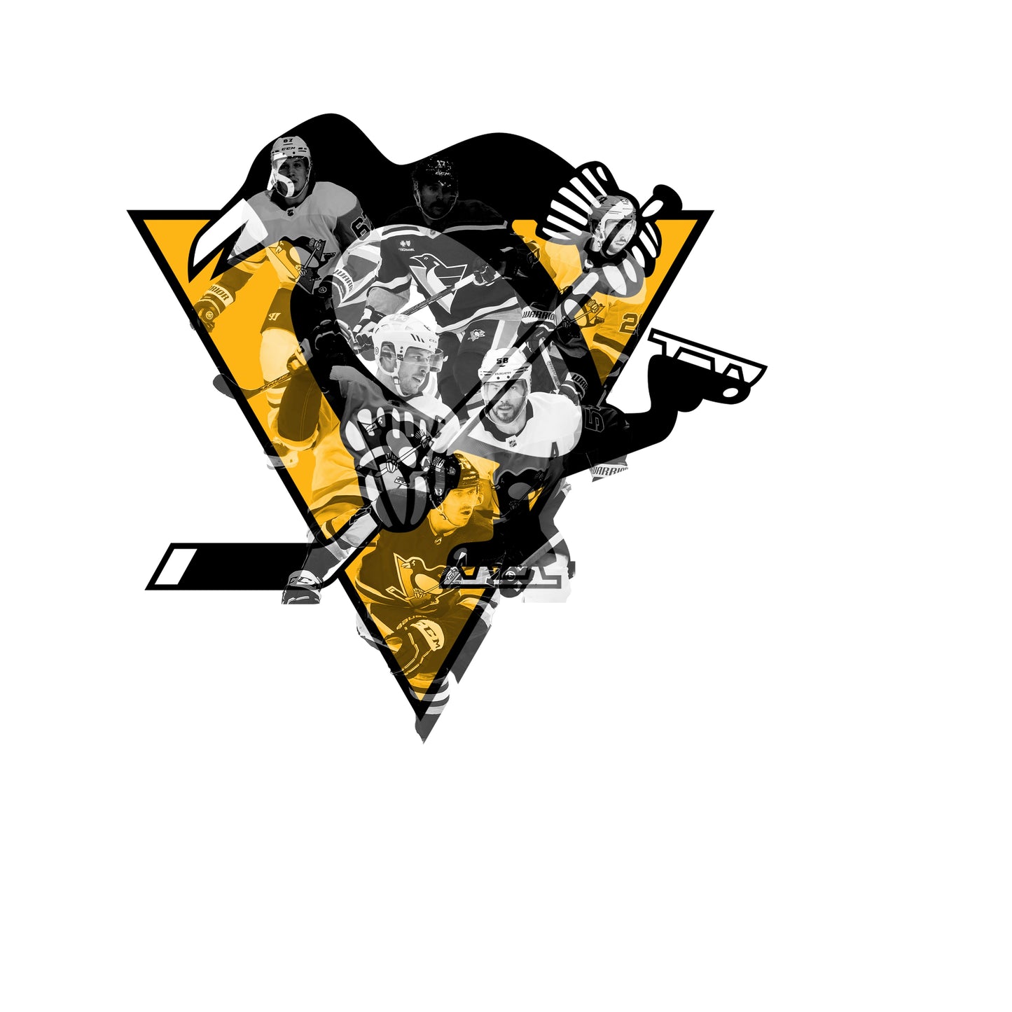 Luminous poster Pittsburgh Penguins