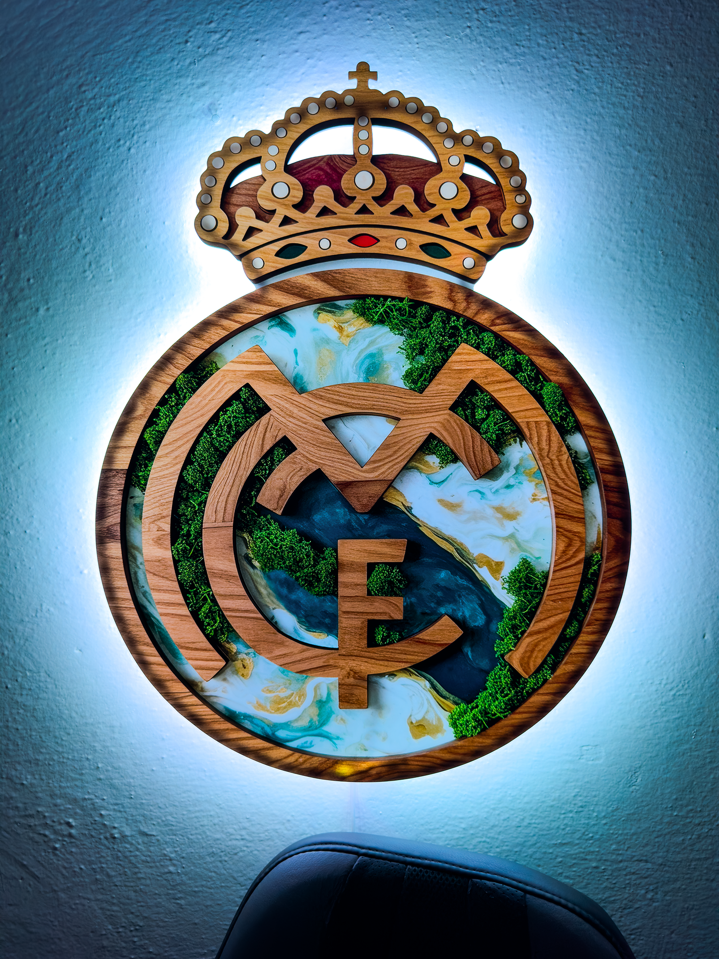 Luminous poster Real Madrid CF - Marble/Moss Combination