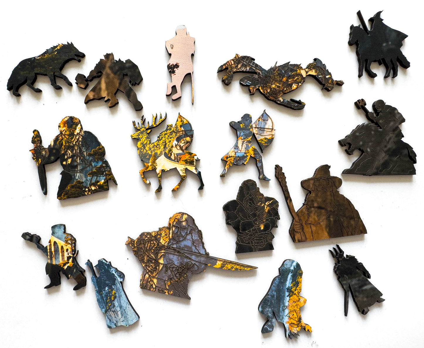 Wooden Puzzle - The Hobbit Smaug