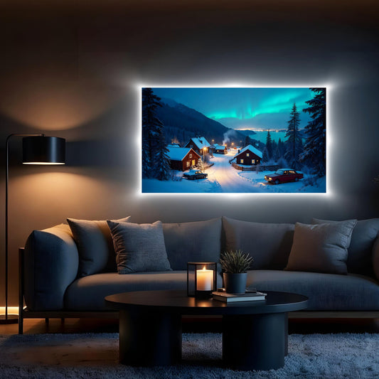 Luminous poster Scandinavia 1960´s