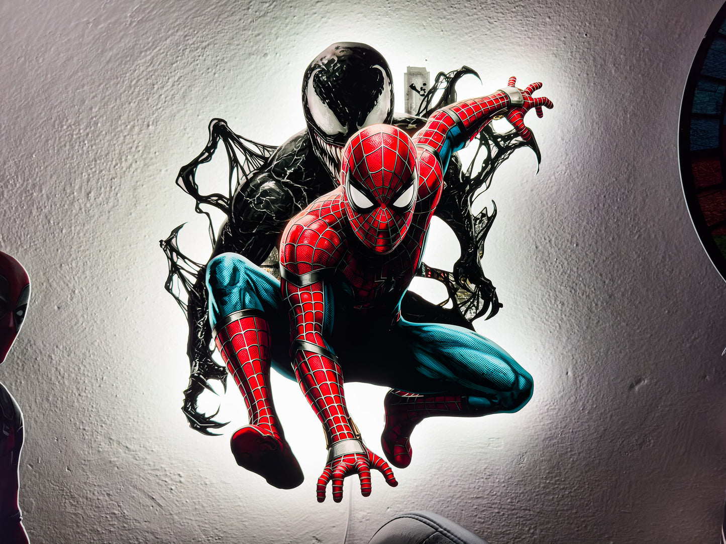 Luminous poster Spiderman feat. Venom