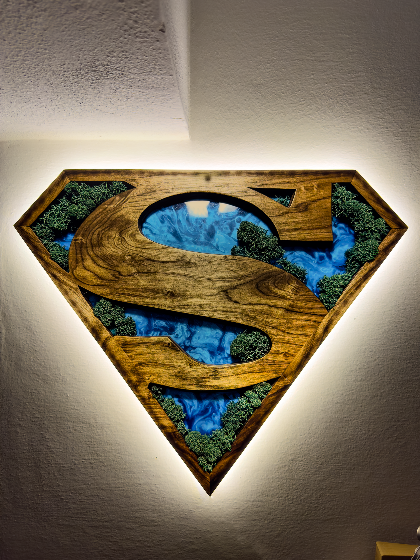 Luminous poster Superman Ice - Moss Glory