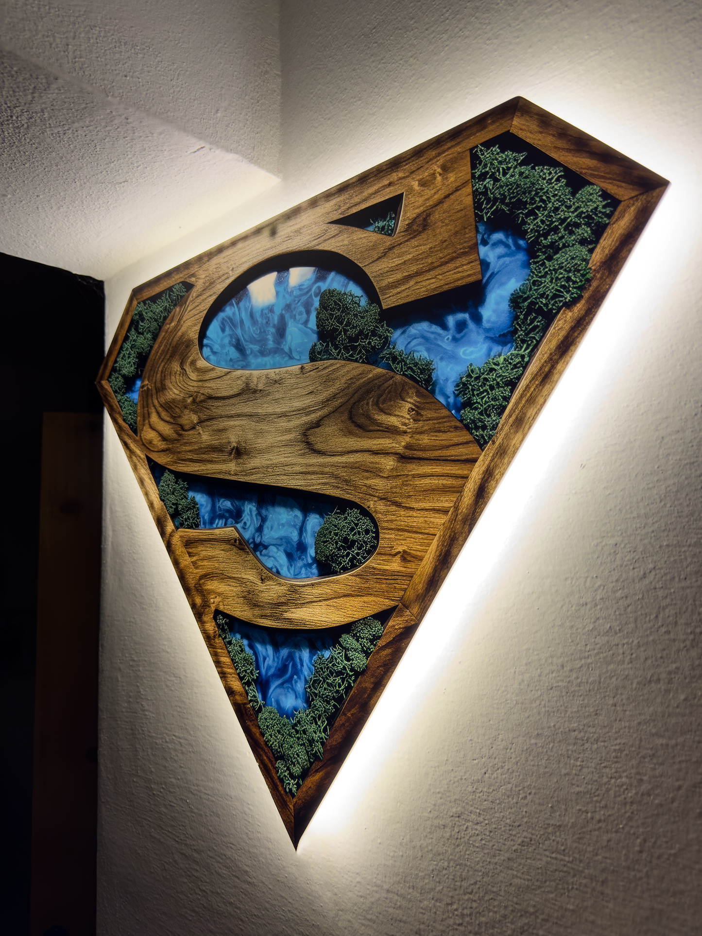 Luminous poster Superman Ice - Moss Glory