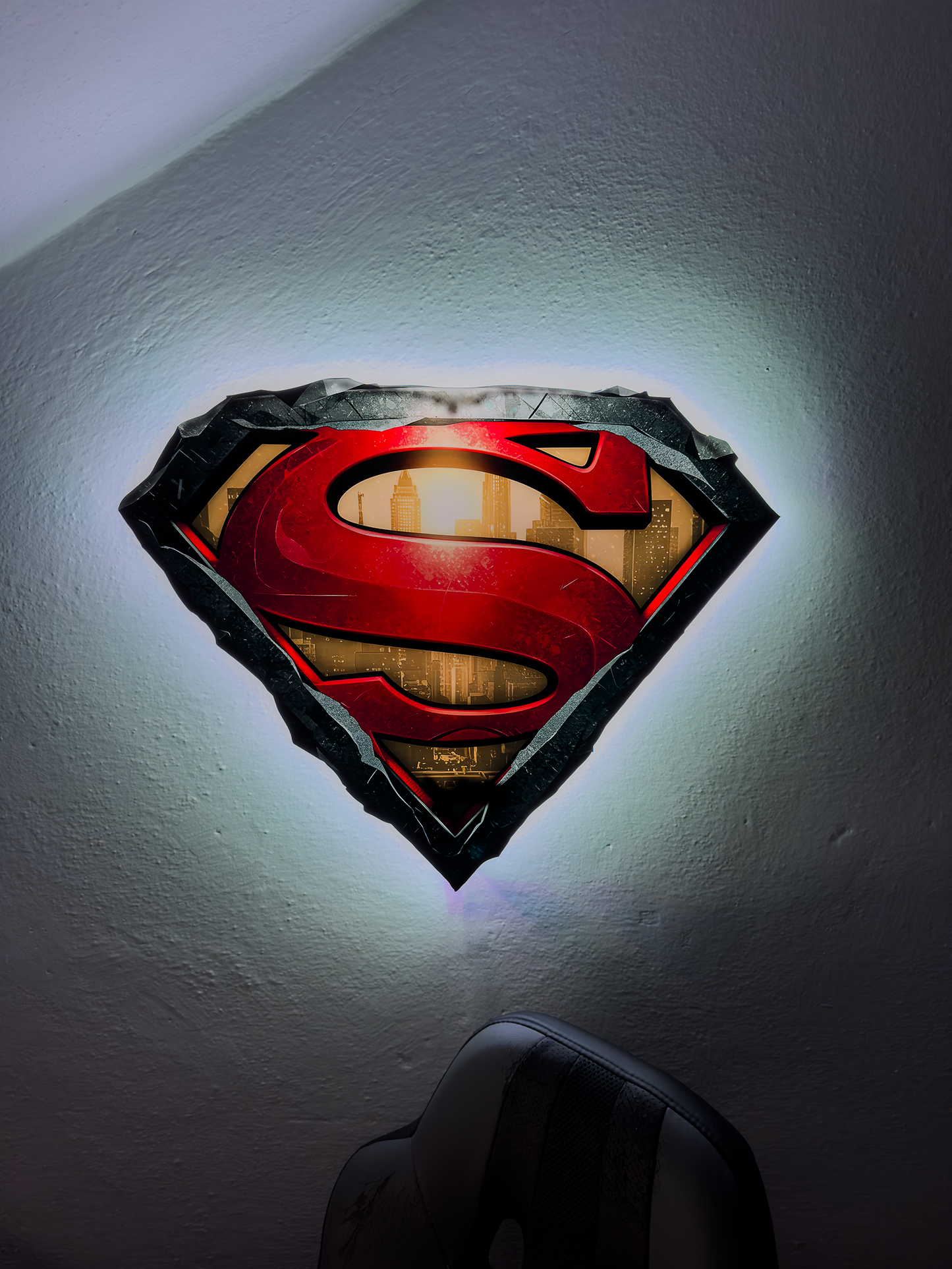 Luminous poster SuperMan - Hero