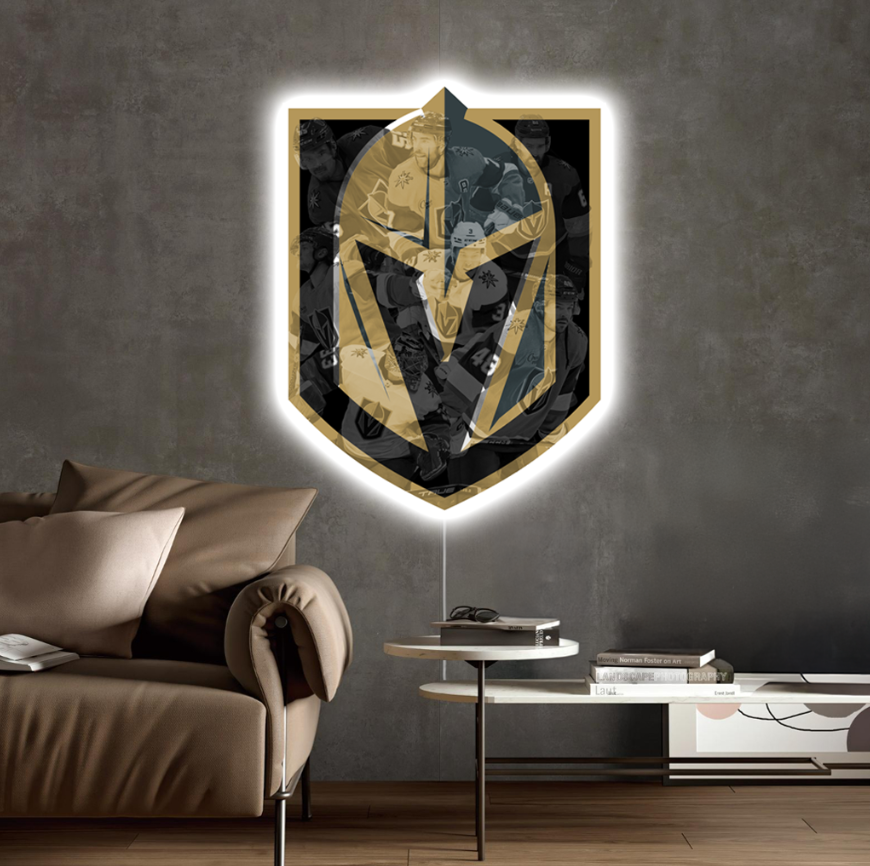 Luminous poster Vegas Golden Knights