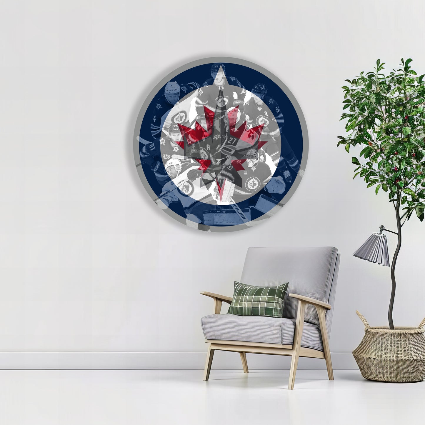 Luminous poster Winnipeg Jets