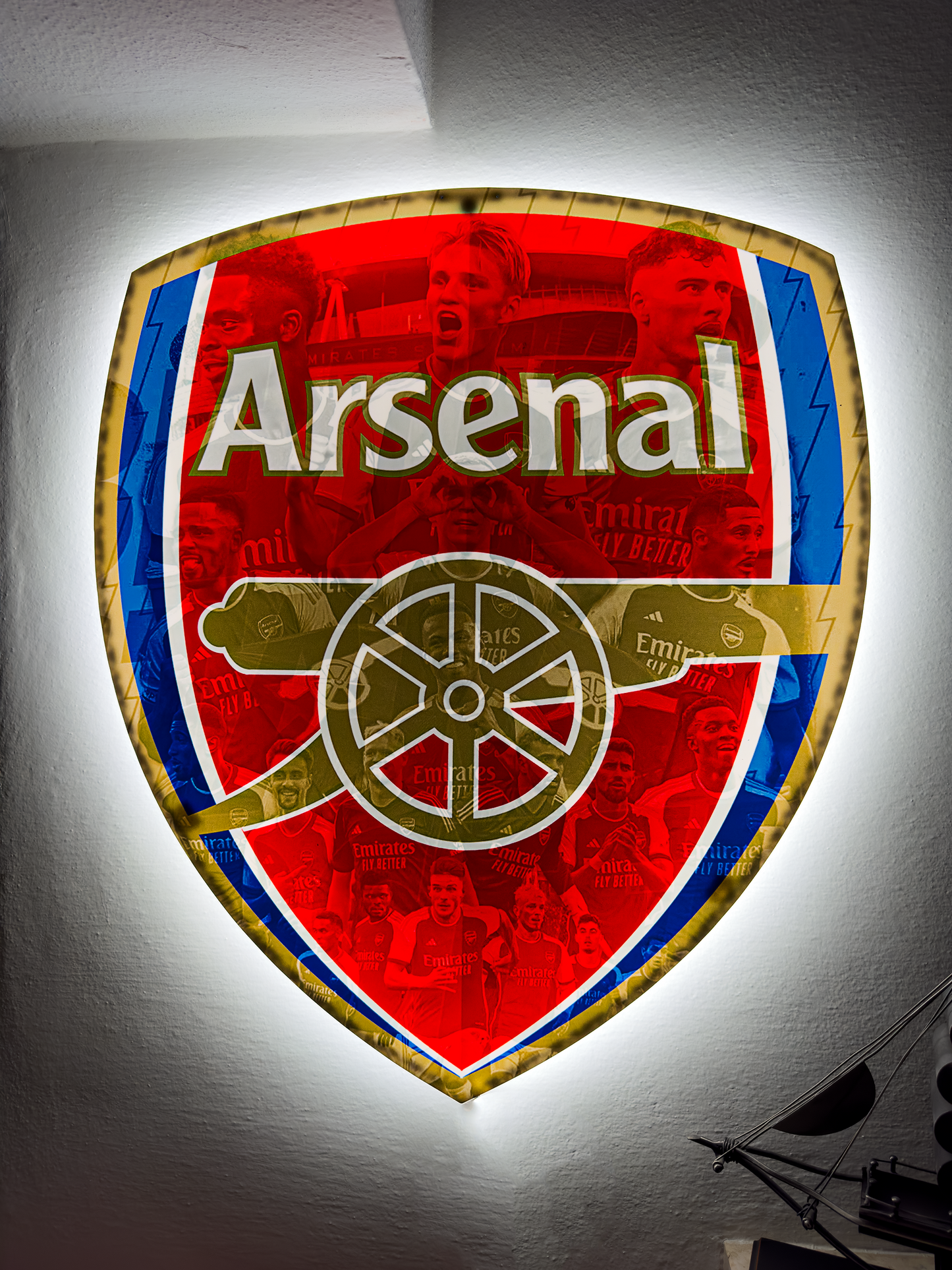 Luminous poster Arsenal London - Recent players