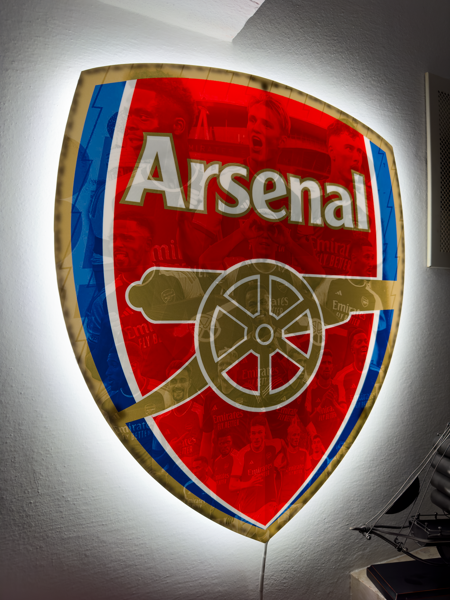 Luminous poster Arsenal London - Recent players