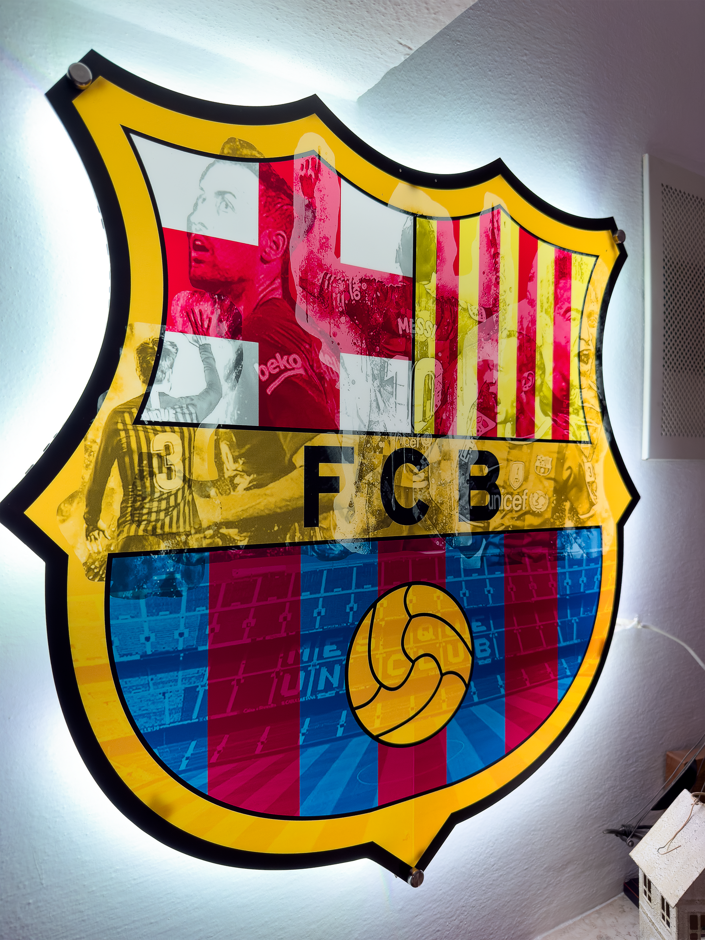 Luminous poster Barcelona - Legends