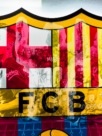 Luminous poster Barcelona - Legends