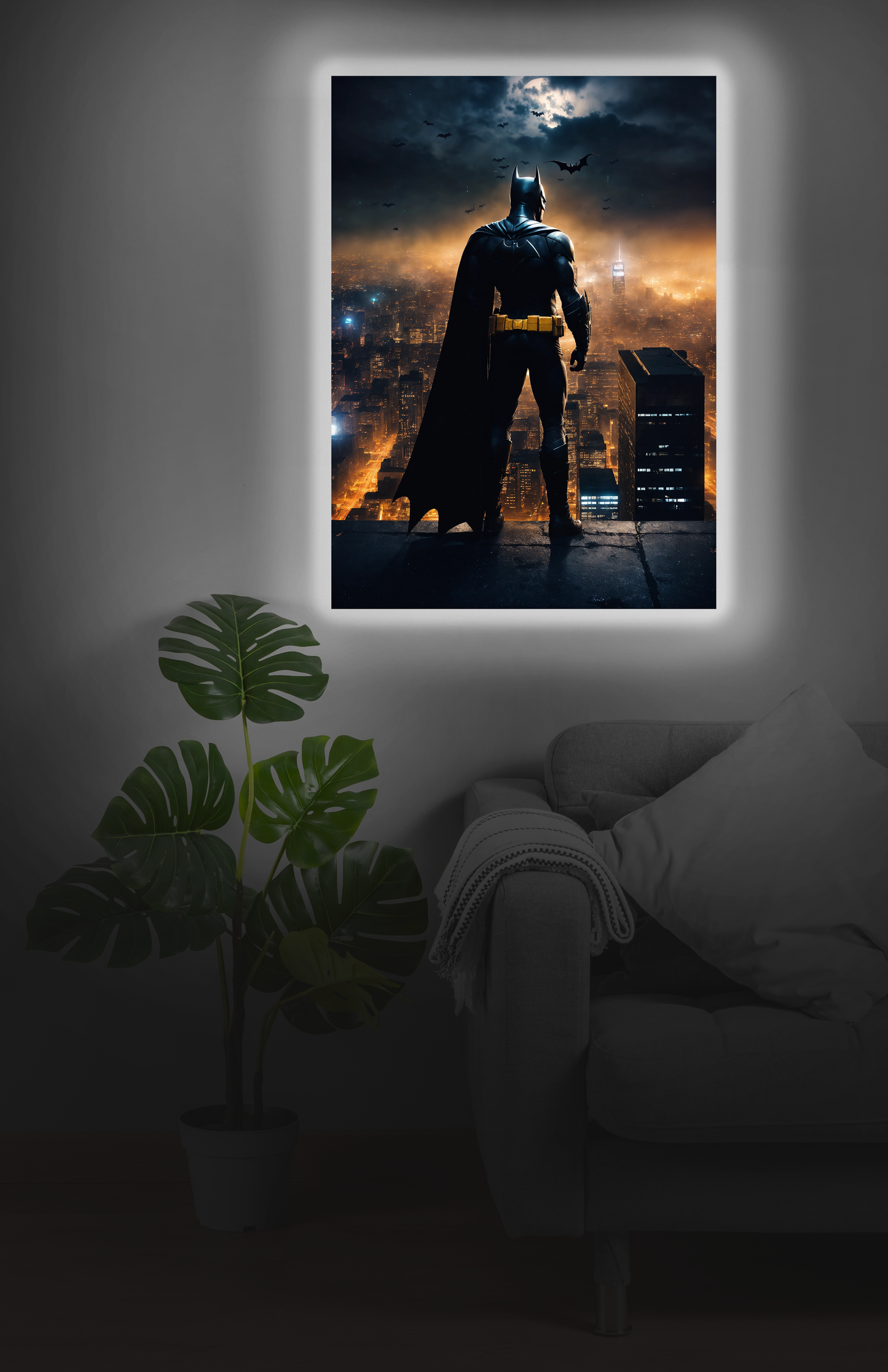 Luminous poster Battime