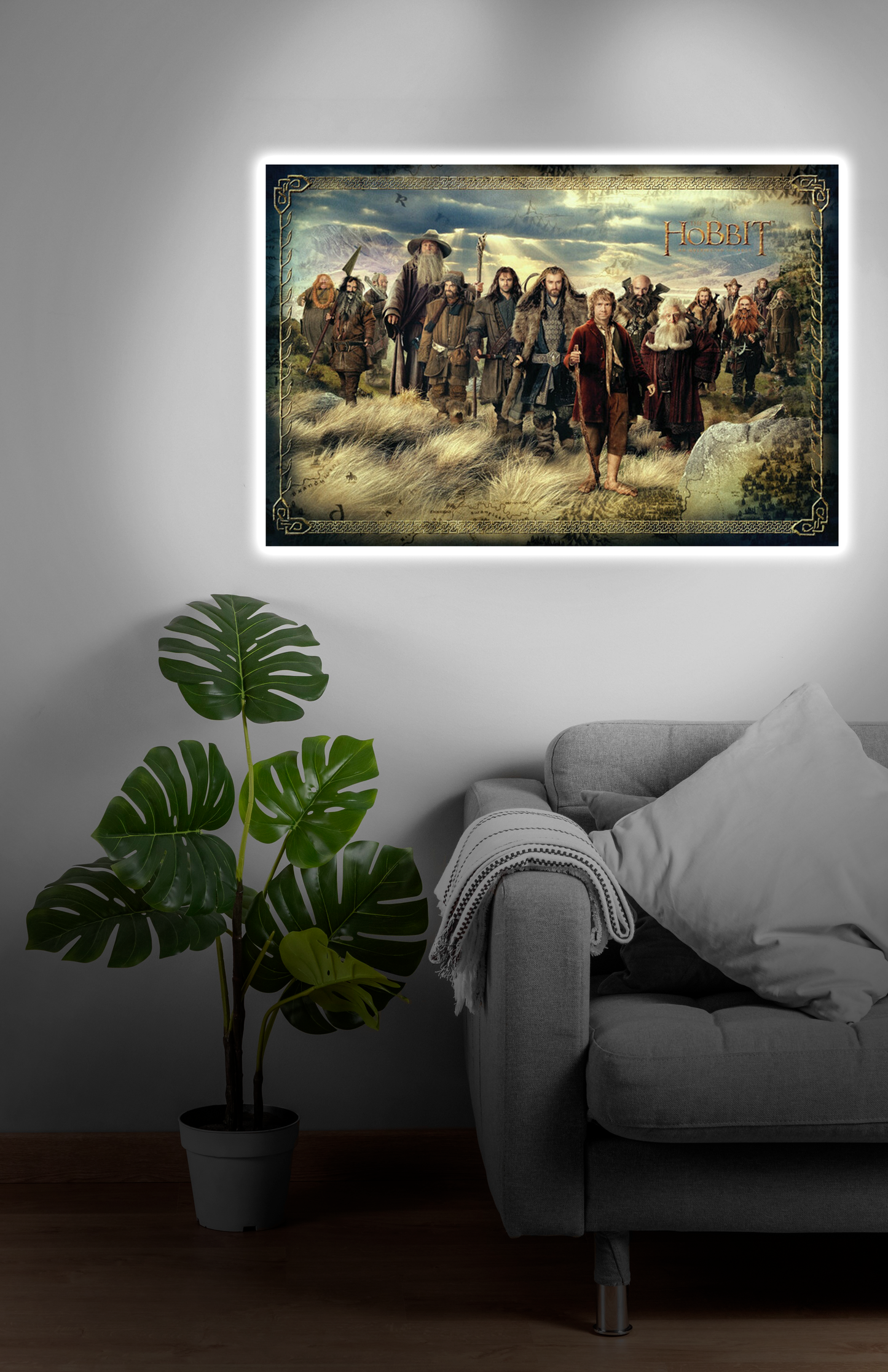 Luminous poster Bilbo The Company