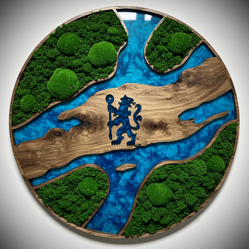 Luminous poster - Chelsea Moss Lion