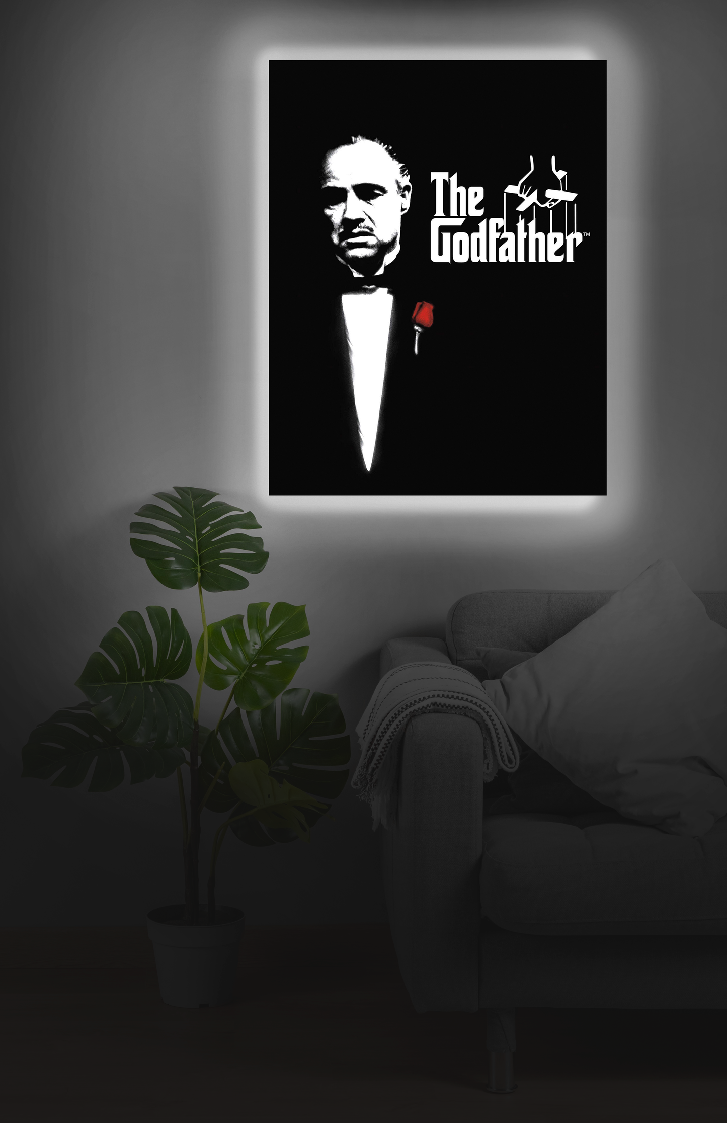 Luminous poster Cosa Nostra