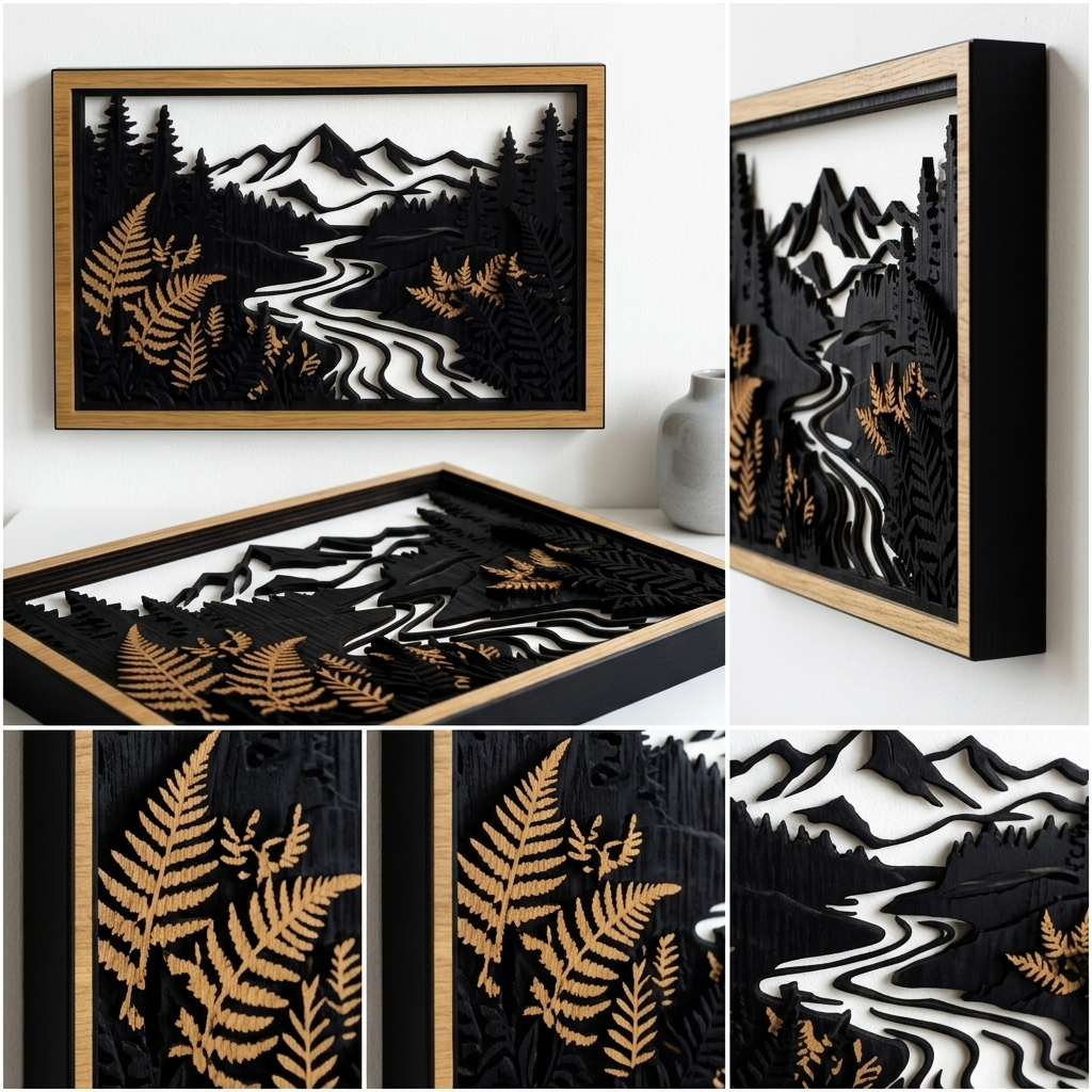 Woodland – Real Nature Oak Wood Wall Decor (T-Tatra)