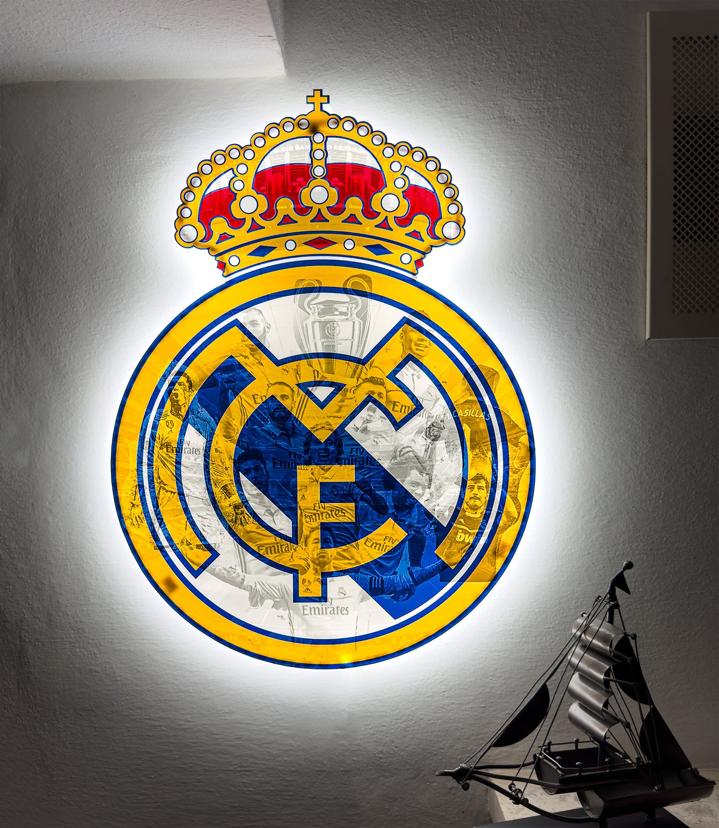 Personalized LED polyglass poster