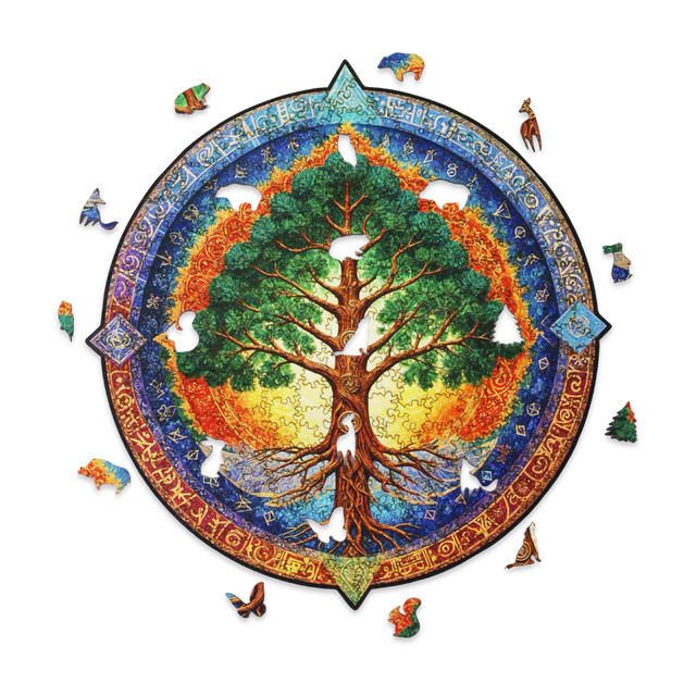 Wooden puzzle Nordic Pine