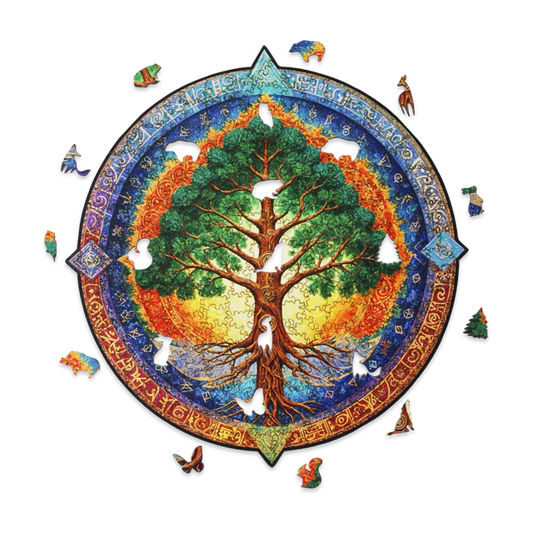 Wooden puzzle Nordic Pine