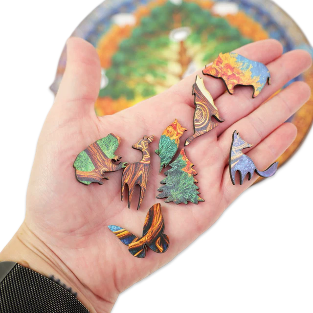 Wooden puzzle Nordic Pine