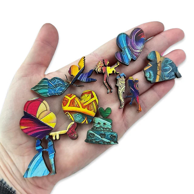 Wooden puzzle Shining Heart