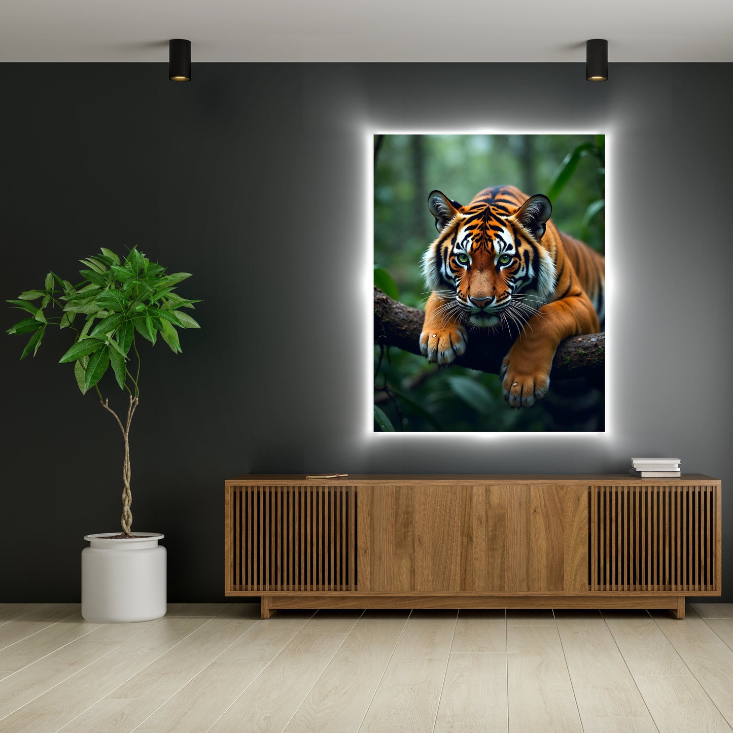 Luminous poster Tiger