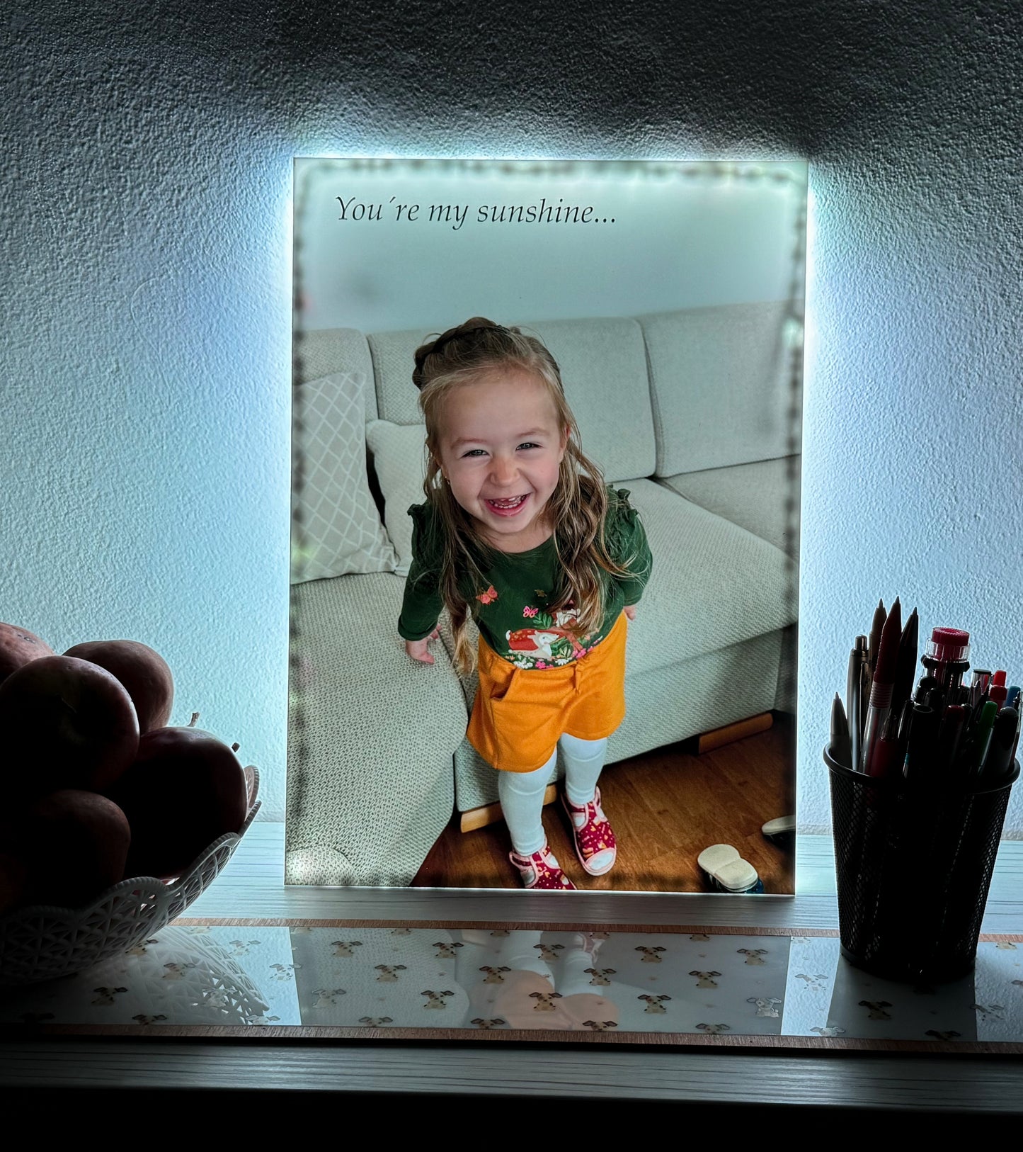 Personalized LED polyglass poster