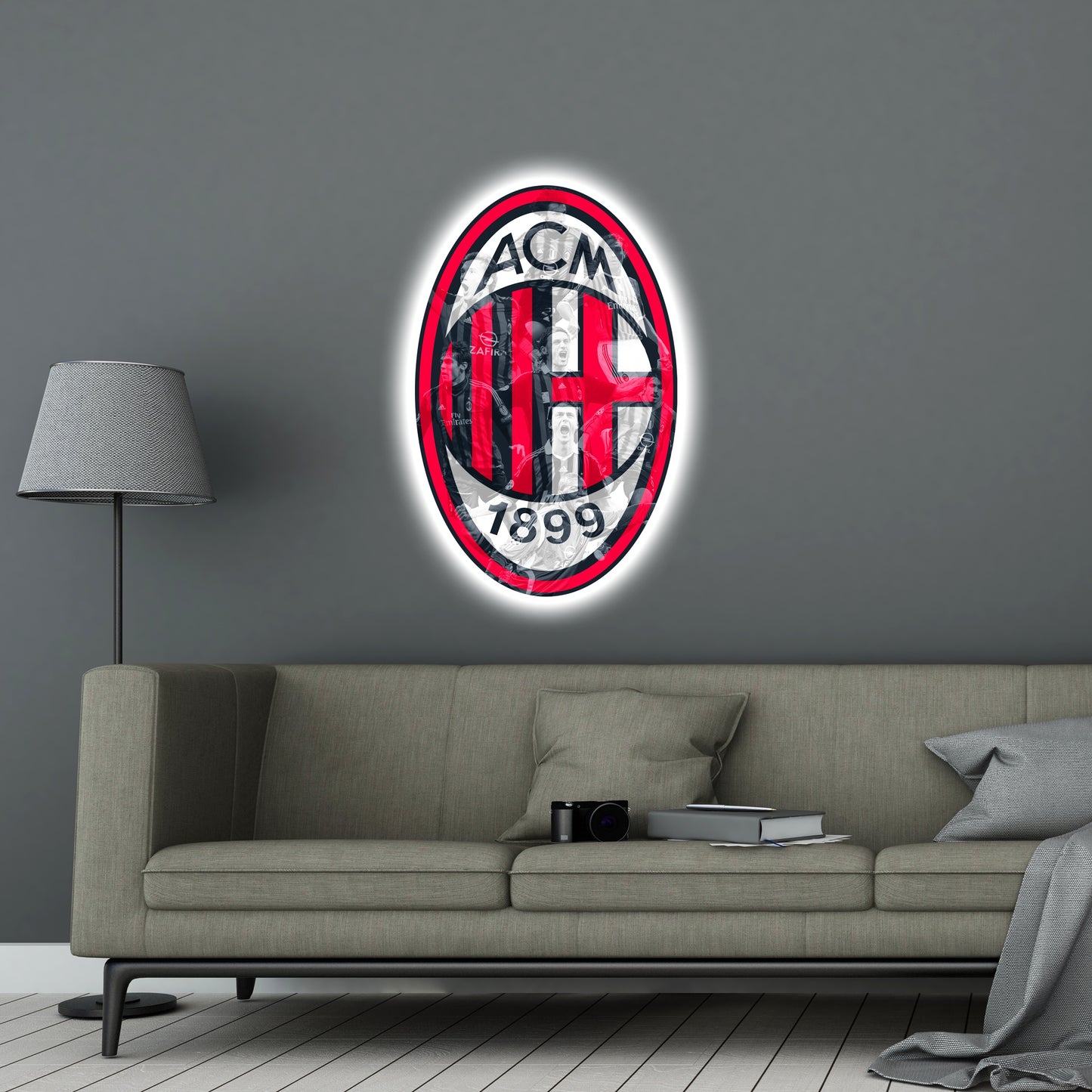 Luminous poster - AC Milan