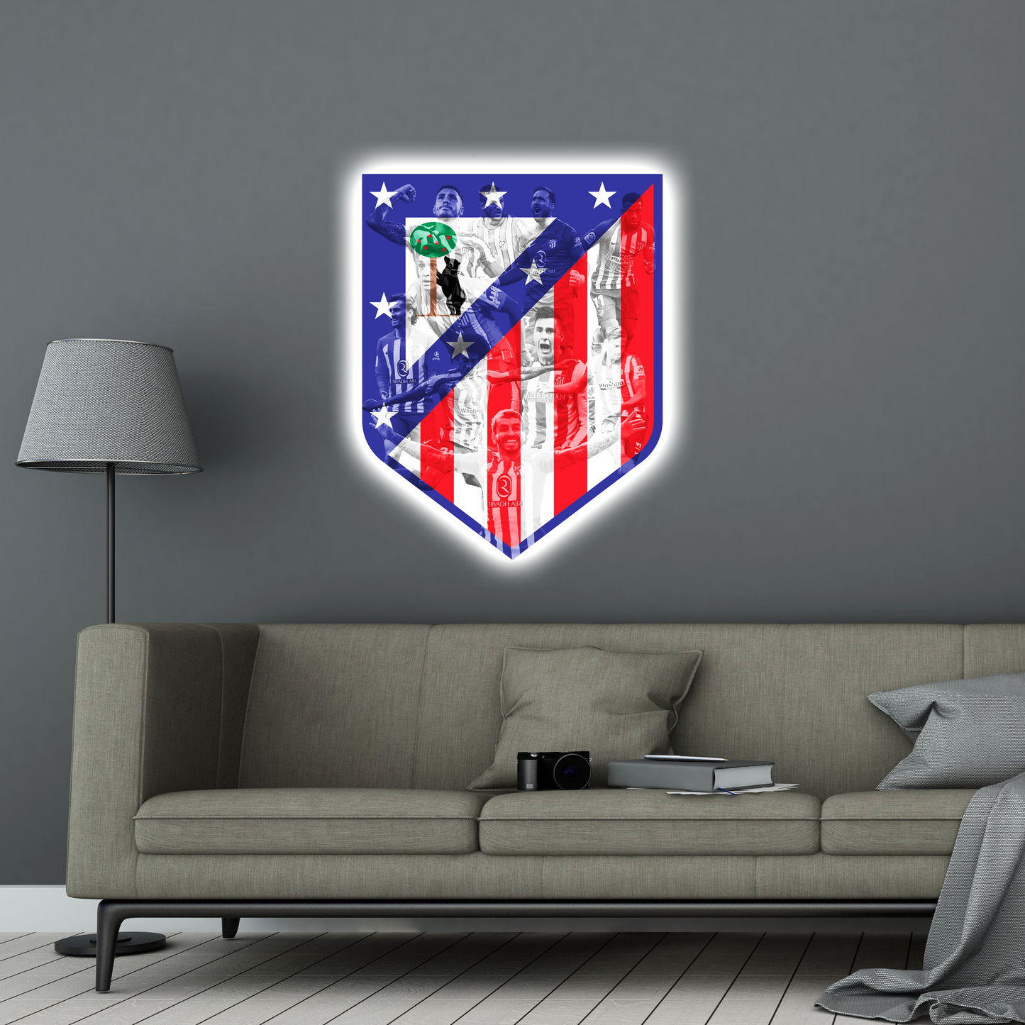 Luminous poster - Atlético Madrid