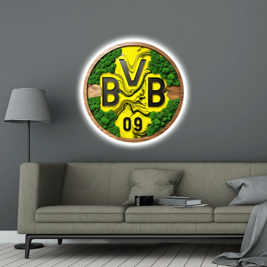 Luminous poster - Borussia Dortmund - Moss