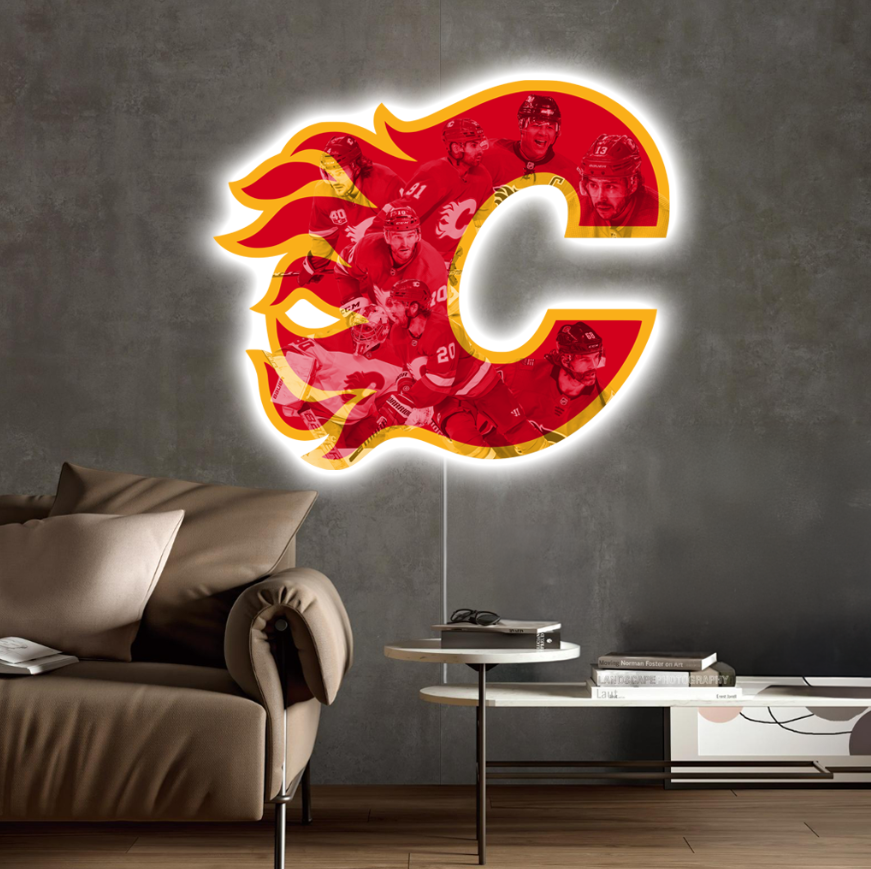 Luminous poster Calgary Flames