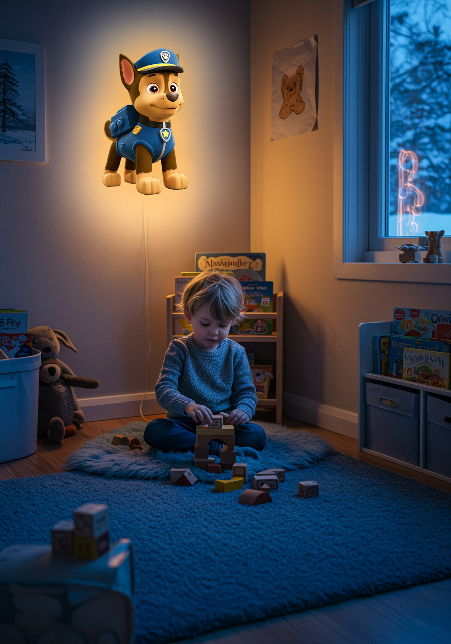 Luminous poster - Chase - Paw Patrol - Night Lamp