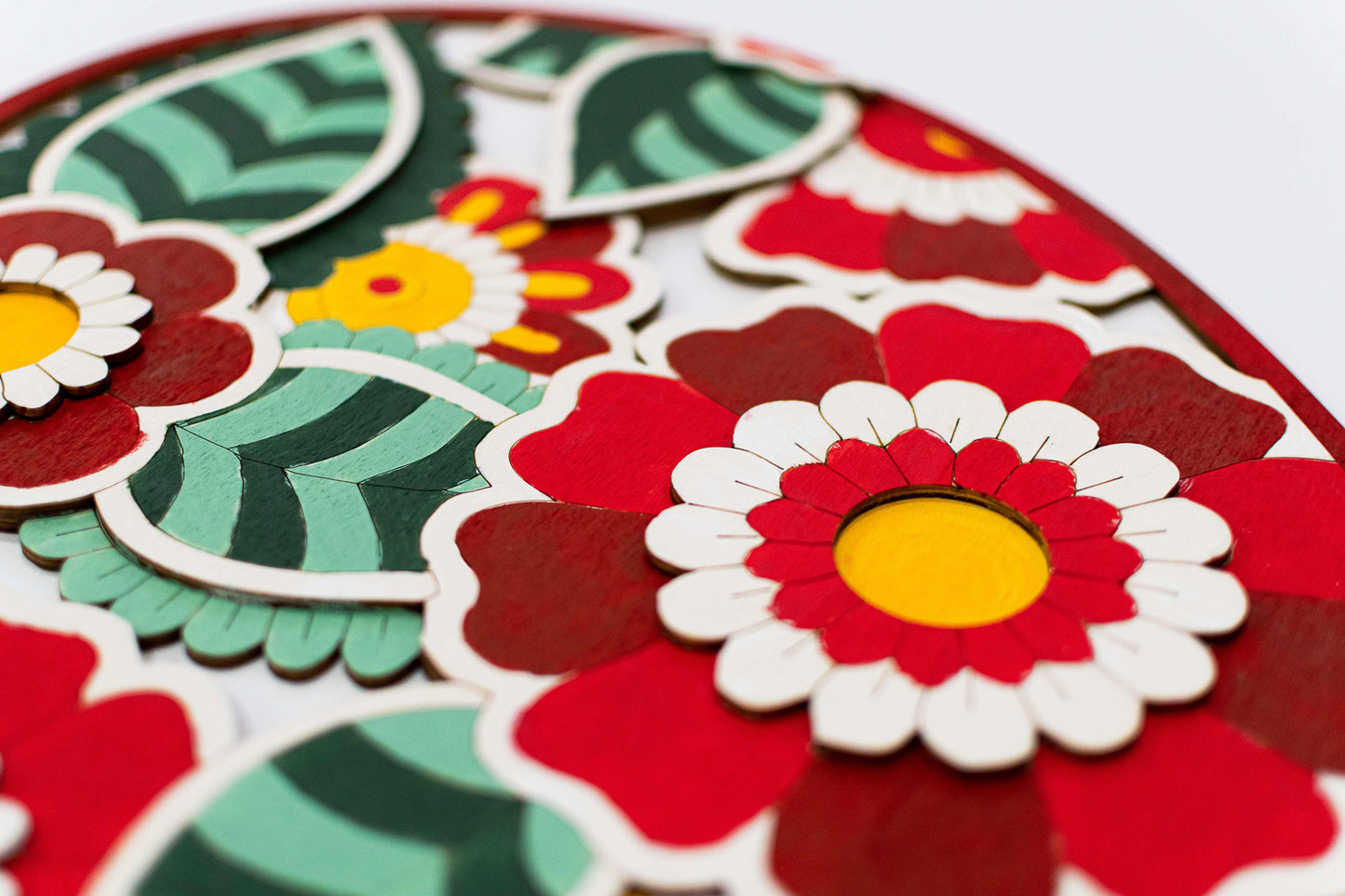 Amore 3D - Wooden coloring image - wall decoration